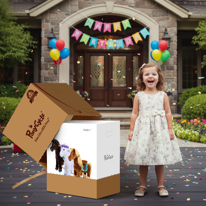 Model X® Ride-on Unicorn for Age 3-4 Purple(EU in Stock)