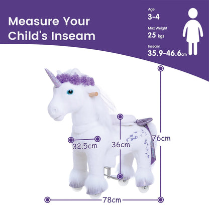 Model X® Ride-on Unicorn for Age 3-4 Purple（EU in Stock）