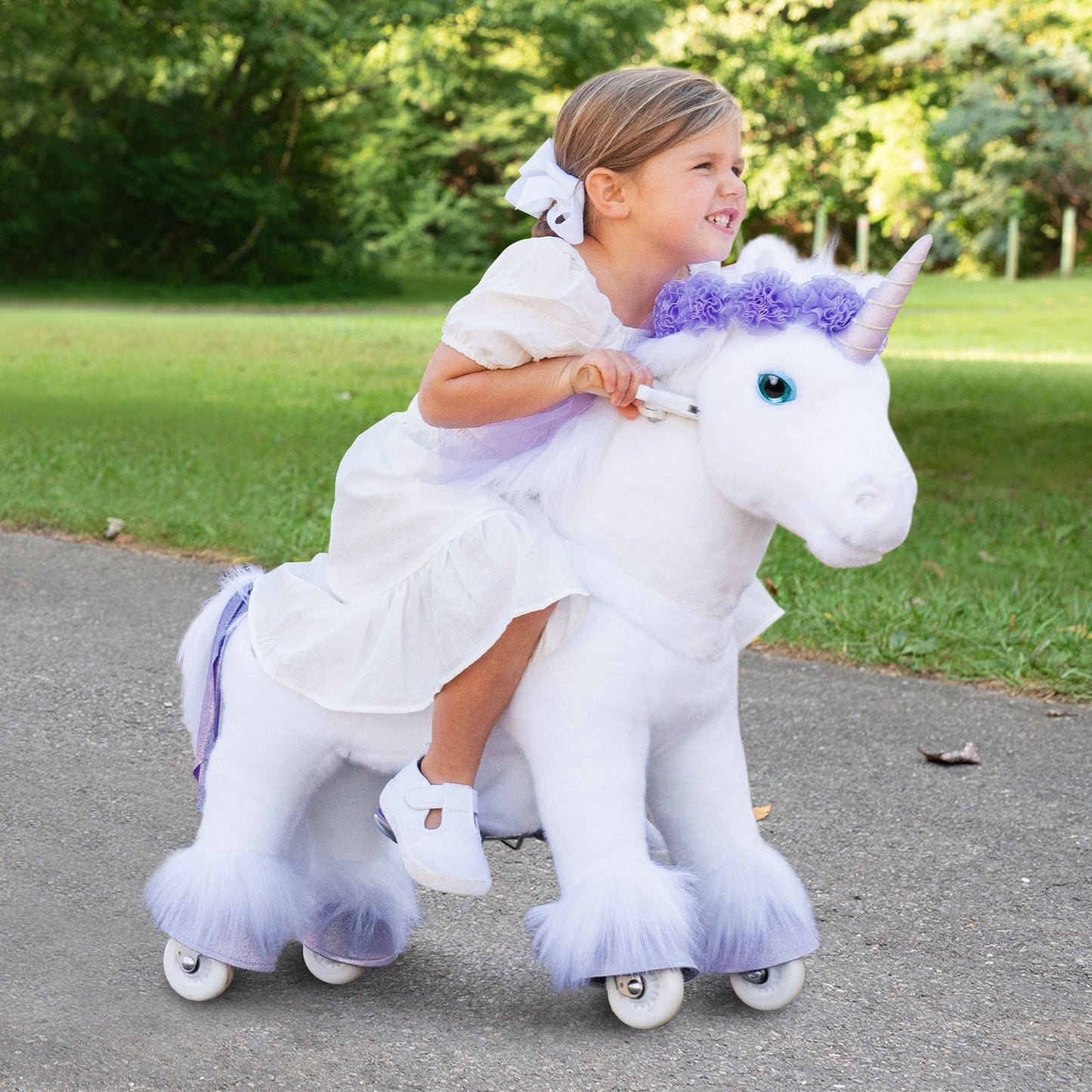 Model X® Ride-on Unicorn for Age 3-4 Purple（EU in Stock）