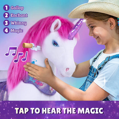 Model Y® Pink Unicorn Rideable Toy for Age 4-7（EU in Stock）