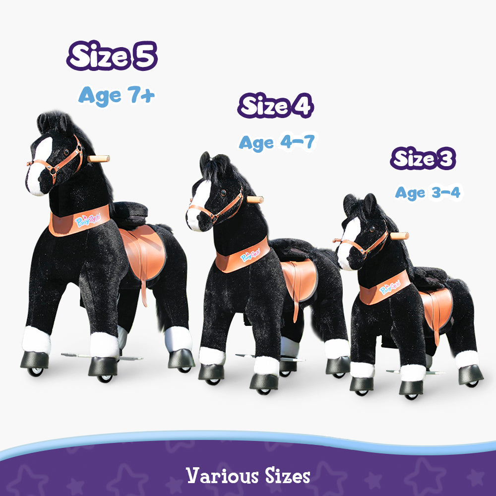 PonyCycle® horse Age 4-7 Black（UK&EU in Stock）