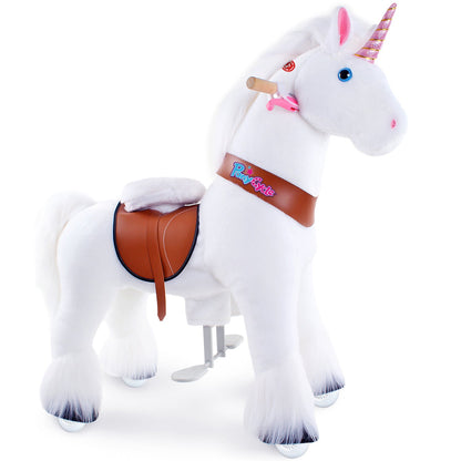 Unicorn riding toy Age 4-7 White（UK&EU in Stock）