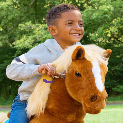 Model X® Riding Horse Toy for Age 3-4 Brown（EU in Stock）