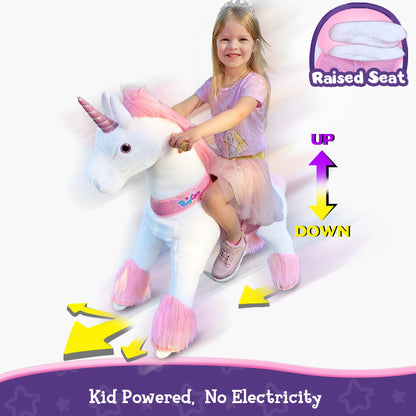 Ride-on Unicorn Age 3-4 Pink（EU in Stock）