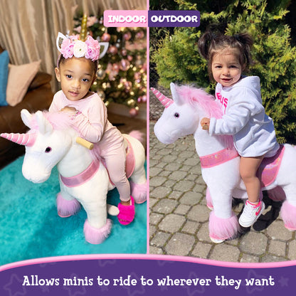 Ride-on Unicorn Age 3-4 Pink（EU in Stock）