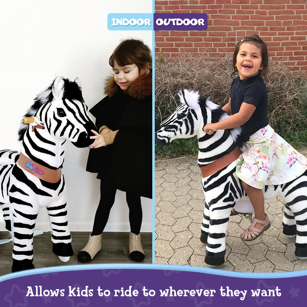 PonyCycle® Ride-on Zebra Age 3-4（UK&EU in Stock）