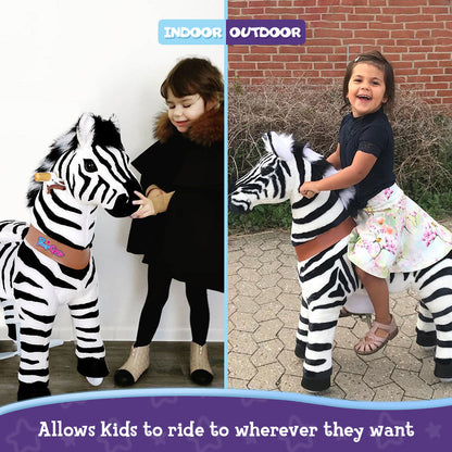 PonyCycle® Ride-on Zebra Age 3-4（UK&EU in Stock）