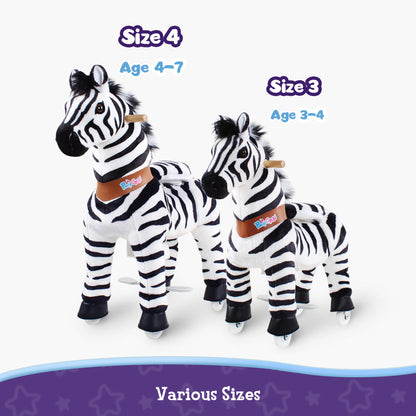PonyCycle® Ride-on Zebra Age 3-4（UK&EU in Stock）