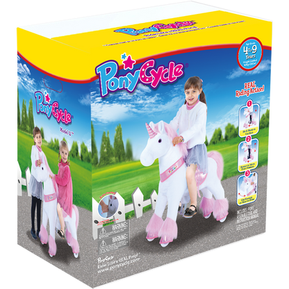 Ride-on plush unicorn Age 4-7 Purple（EU in Stock）