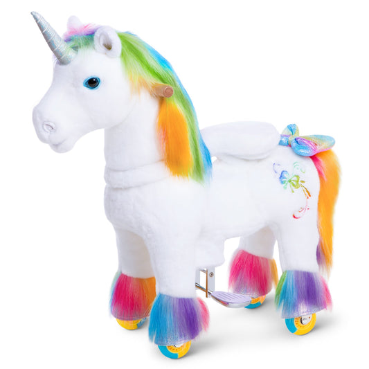 Model X® Unicorn Ride on for Age 3-4 Rainbow（EU in Stock）