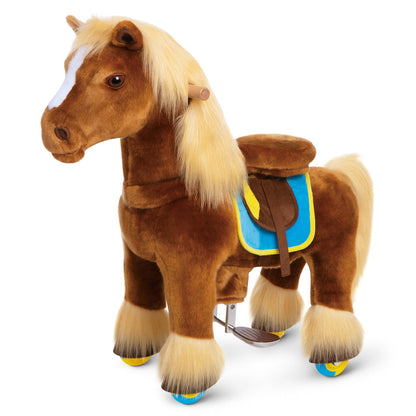 Model X® Riding Horse Toy for Age 3-4 Brown（EU in Stock）