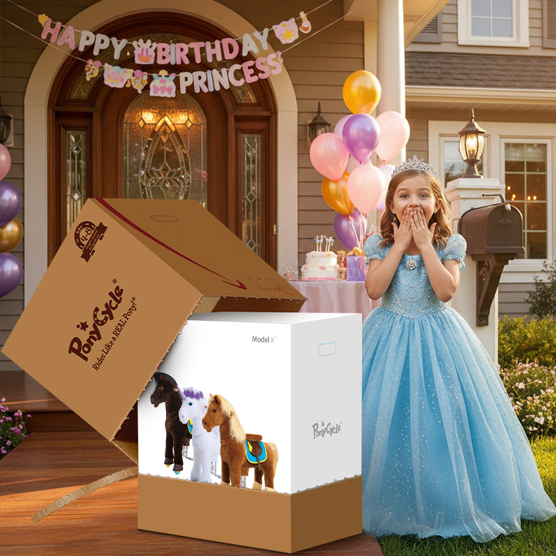 Model X® Purple Unicorn Toy for Age 4-7（EU in Stock）